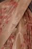 Designer Floral Handloom Tussar Silk Saree